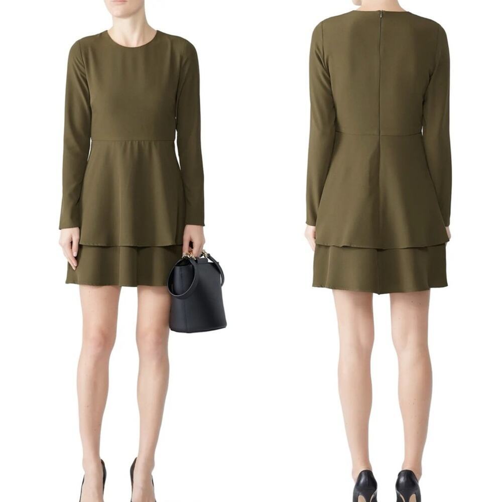 Hutch Olive Green Long Sleeve Cami Dress Size 4